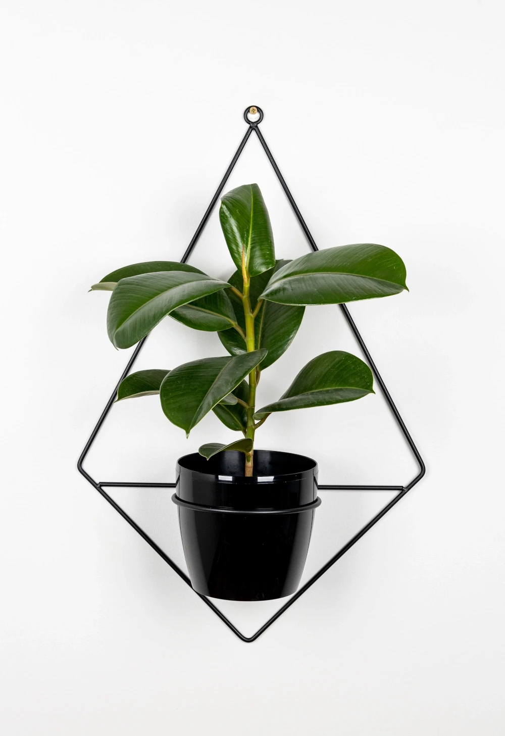 Kwietnik ścienny metalowy + osłonka Diament