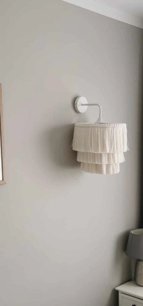 abażur sznurkowy handmade