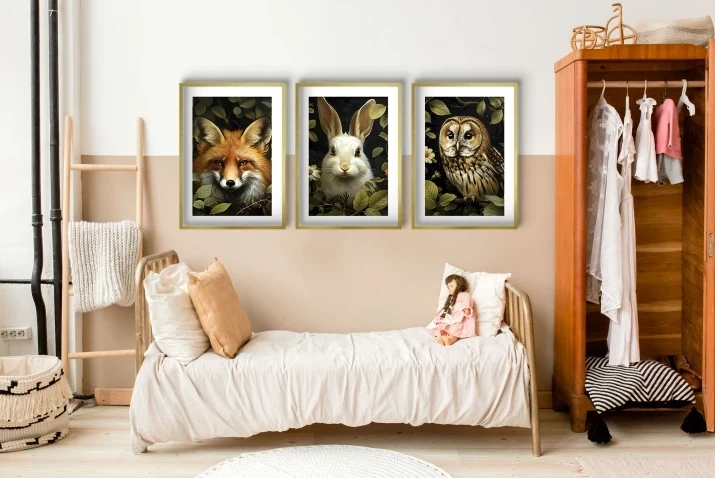 Plakaty leśne zwierzęta