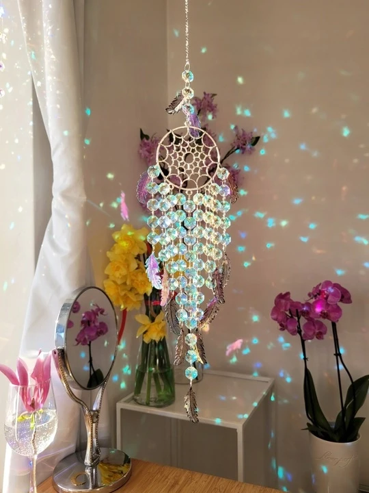 Szklany łapacz słońca handmade