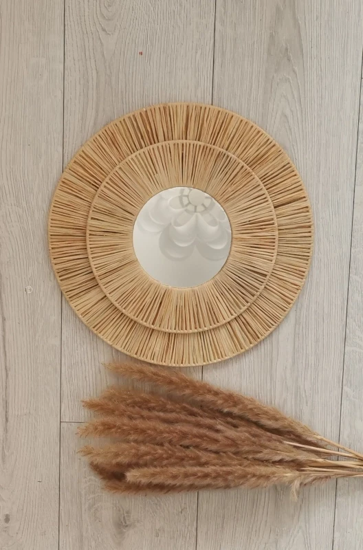 Lustro boho rafia handmade