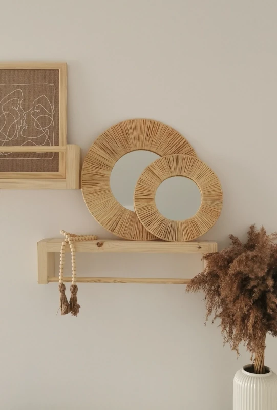 Lustro boho rafia handmade