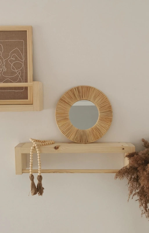 Lustro boho rafia handmade