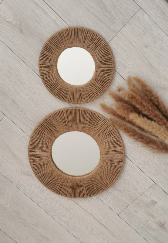 Lustro boho juta handmade