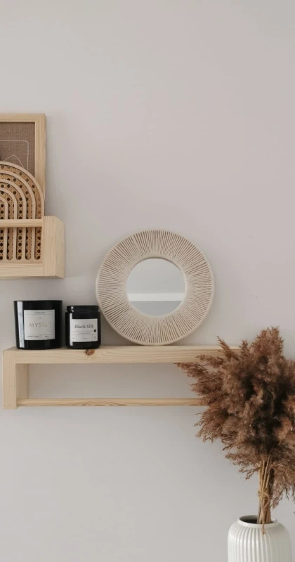 Lustro boho bawełniany sznurek