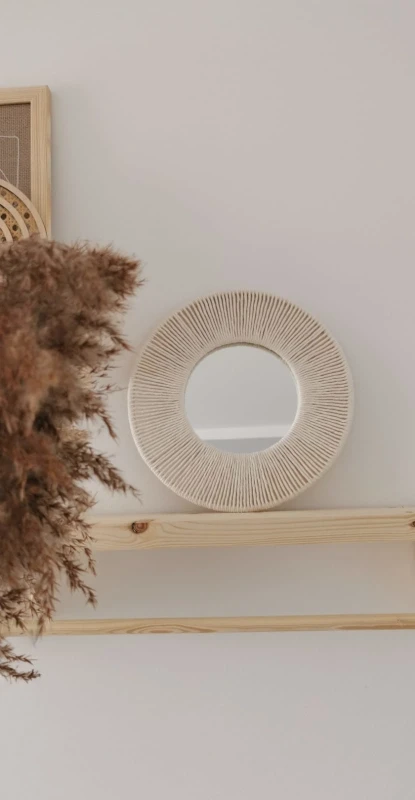 Lustro boho bawełniany sznurek