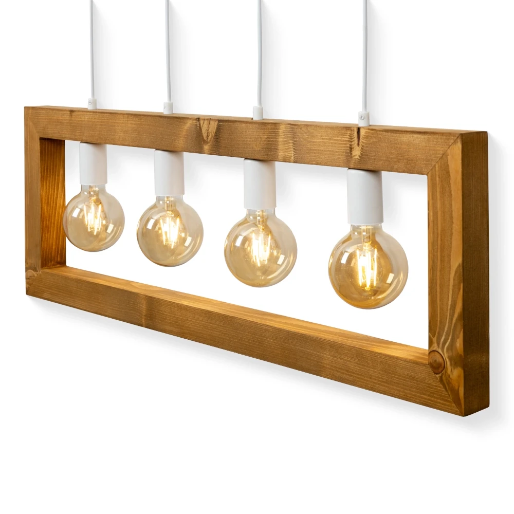 Lampa wisząca industrialna loft 4xE27