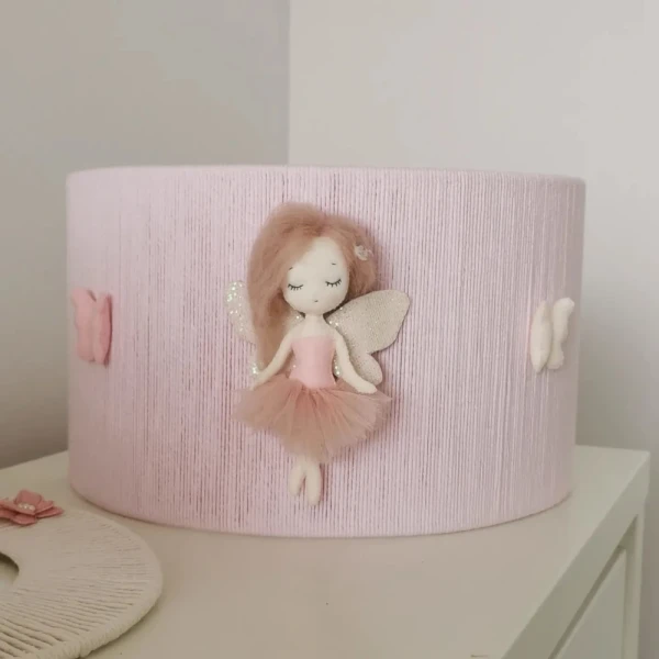 Lampa do pokoju dziecka abażur handmade Wróżka