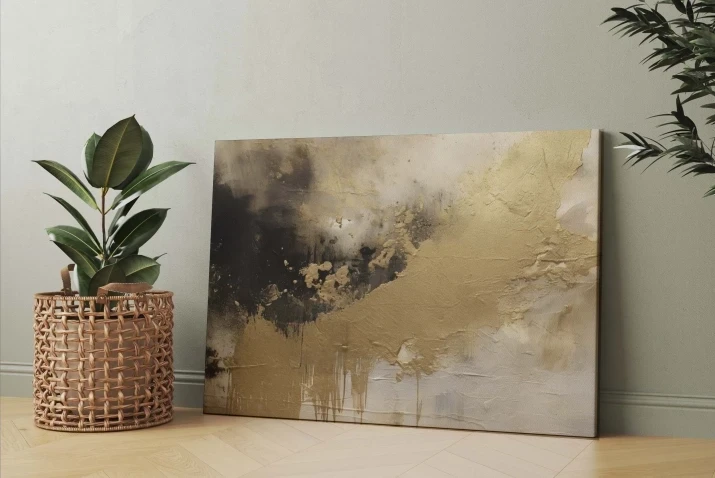 Obraz na płótnie canvas abstrakcja złoty