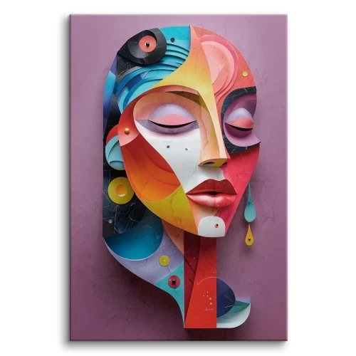 Obraz na płótnie canvas kobieta abstrakcja