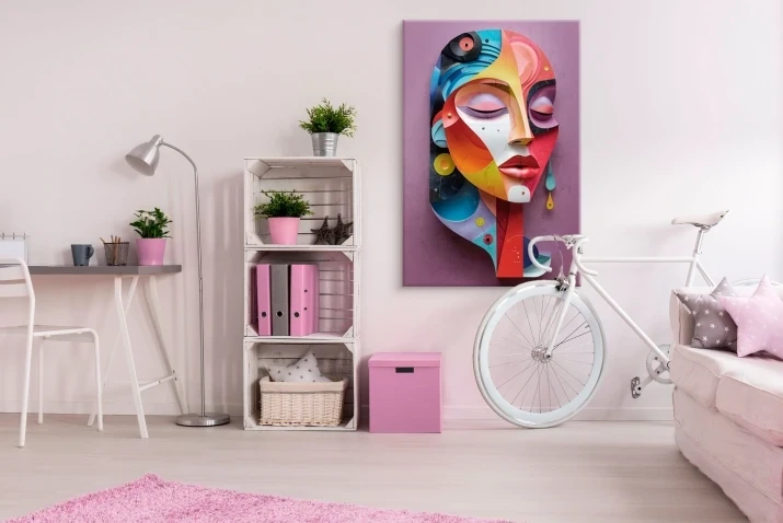 Obraz na płótnie canvas kobieta abstrakcja