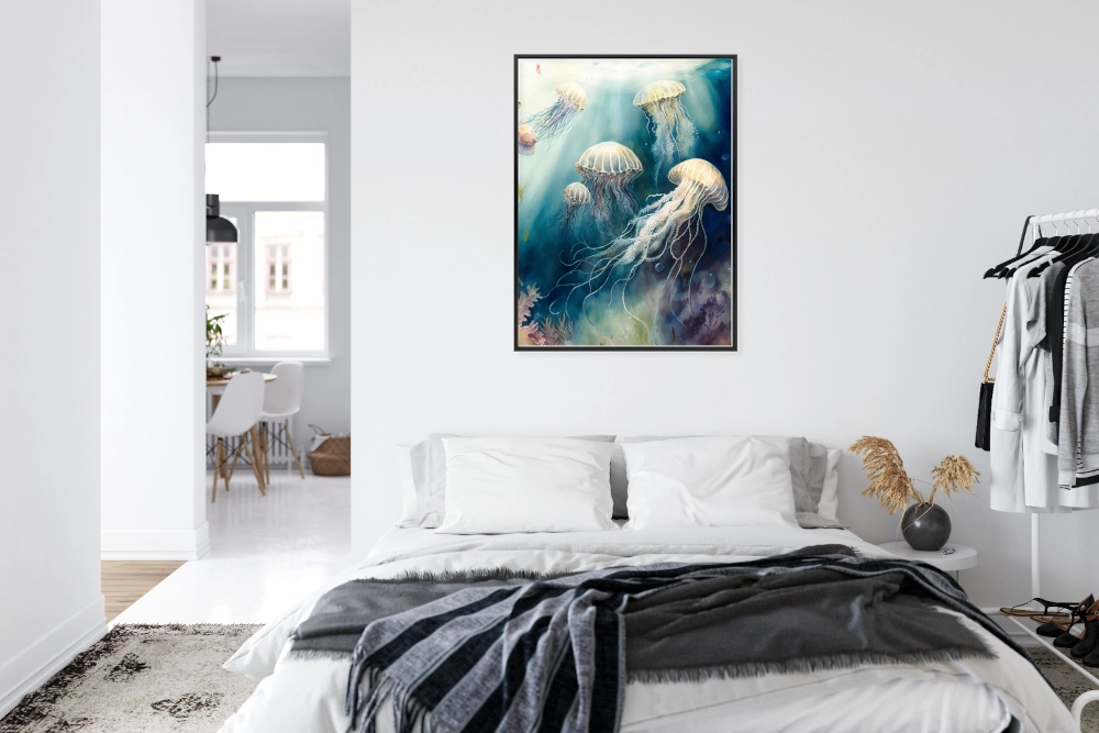 Plakat Meduzy Morskie Stworzenia