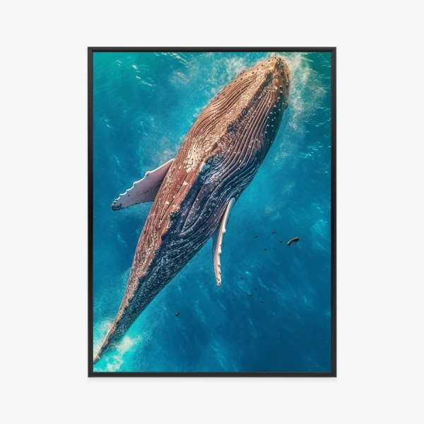 Plakat Wieloryb Morskie Stworzenia