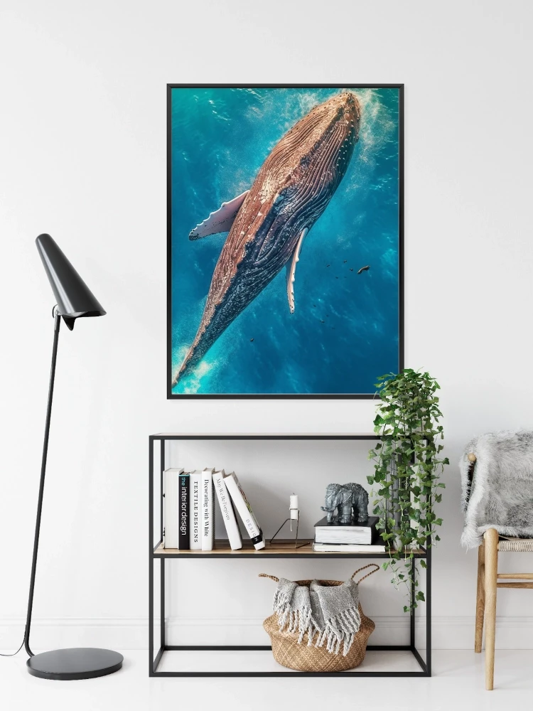 Plakat Wieloryb Morskie Stworzenia