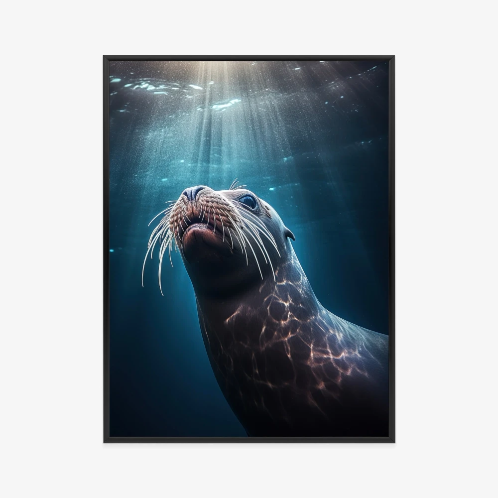 Plakat Foka Morskie Stworzenia