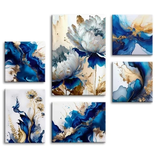 Obraz na płótnie Galeria kwiaty