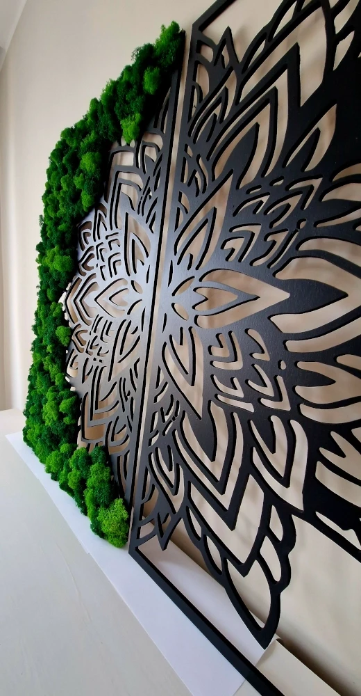 chrobotek dyptyk Mandala