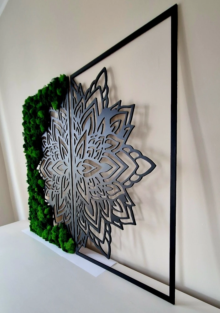 chrobotek dyptyk Mandala