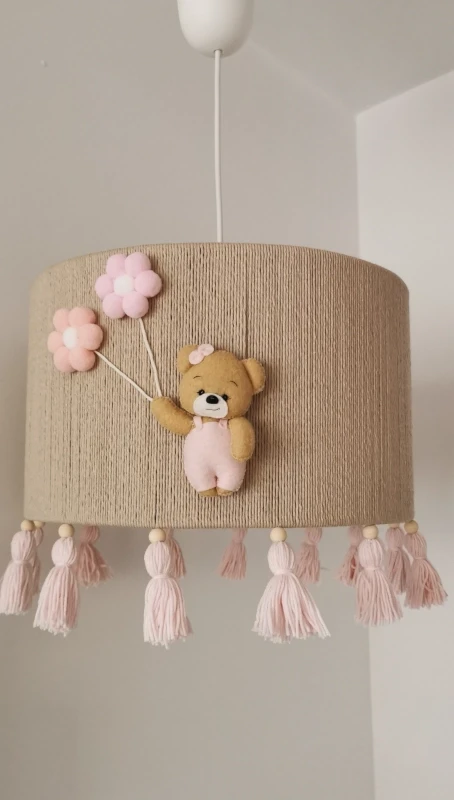 abażur handmade Miś