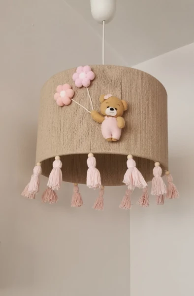abażur handmade Miś