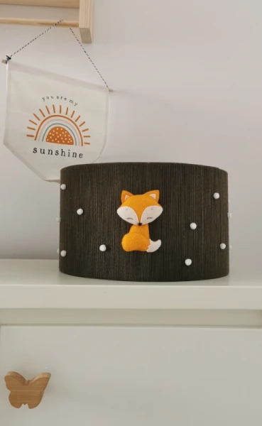 lampa klosz sznurkowy