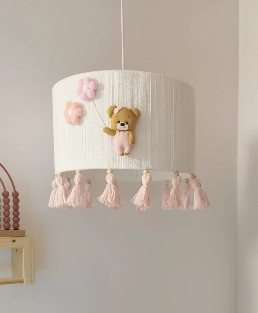 abażur handmade Miś