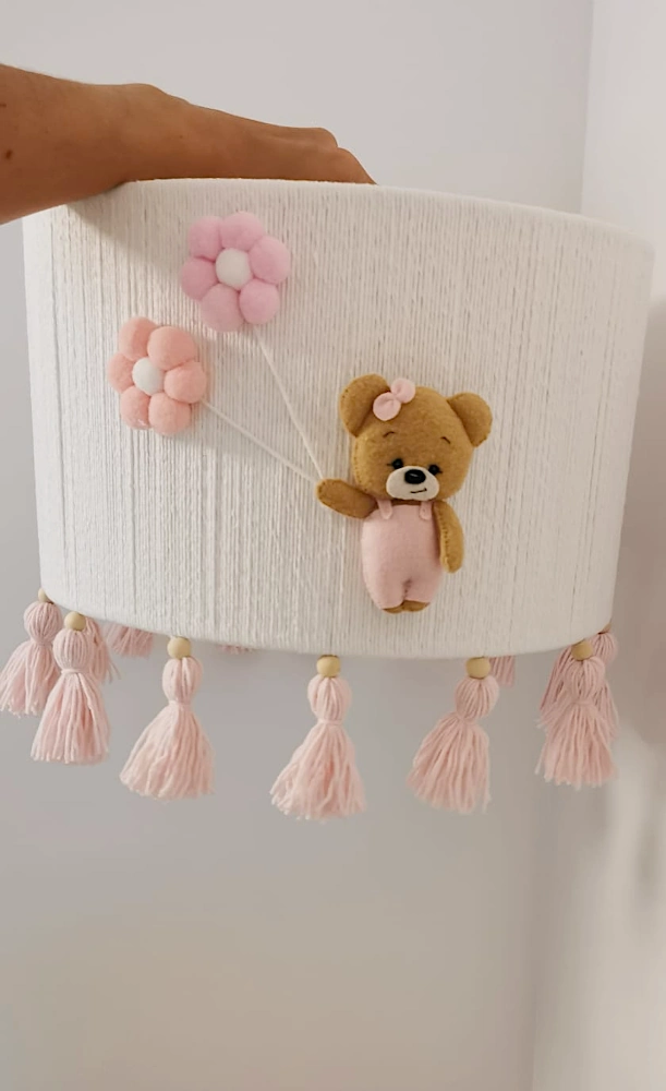 abażur handmade Miś