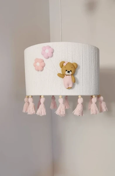 abażur handmade Miś