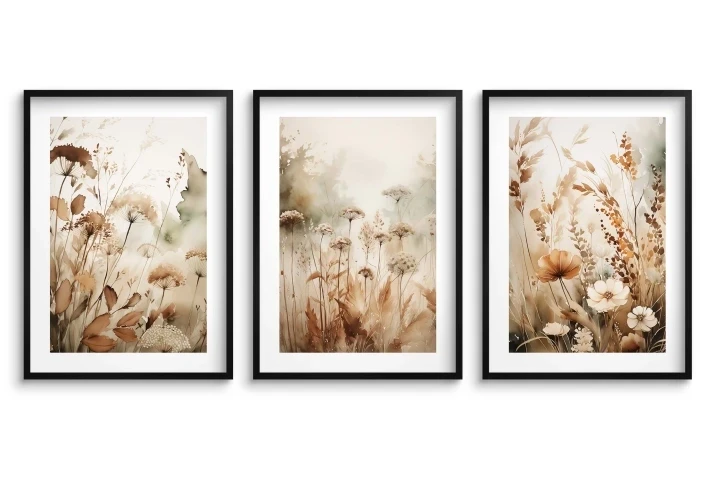 Plakaty kwiaty, łąka