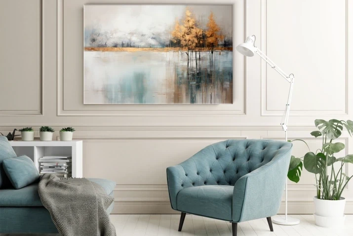 Obraz drzewo jezioro