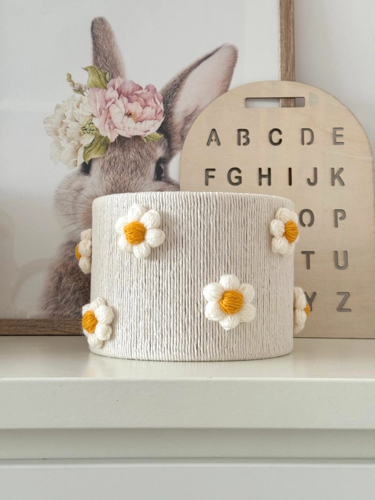 Lampa z abażurek handmade