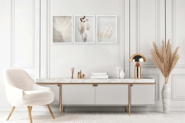 tryptyk boho plakaty do salonu