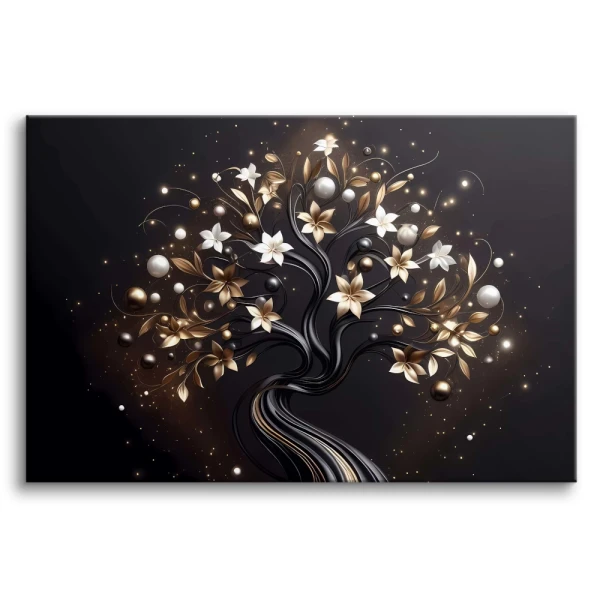 canvas drzewo glamour
