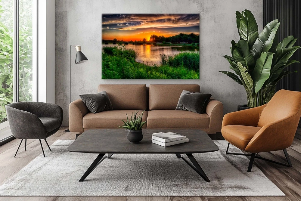 Obraz na płótnie canvas natura jezioro