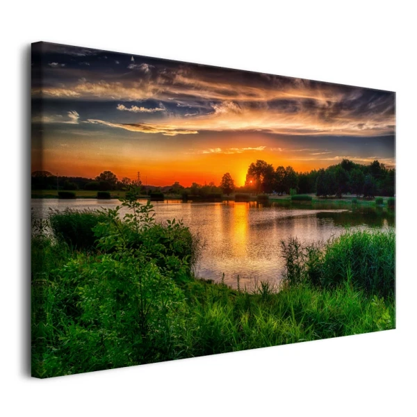 Obraz na płótnie canvas natura jezioro