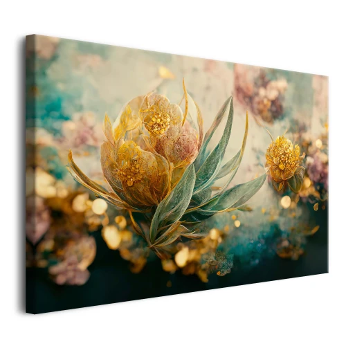 wydruk na płótnie kwiaty