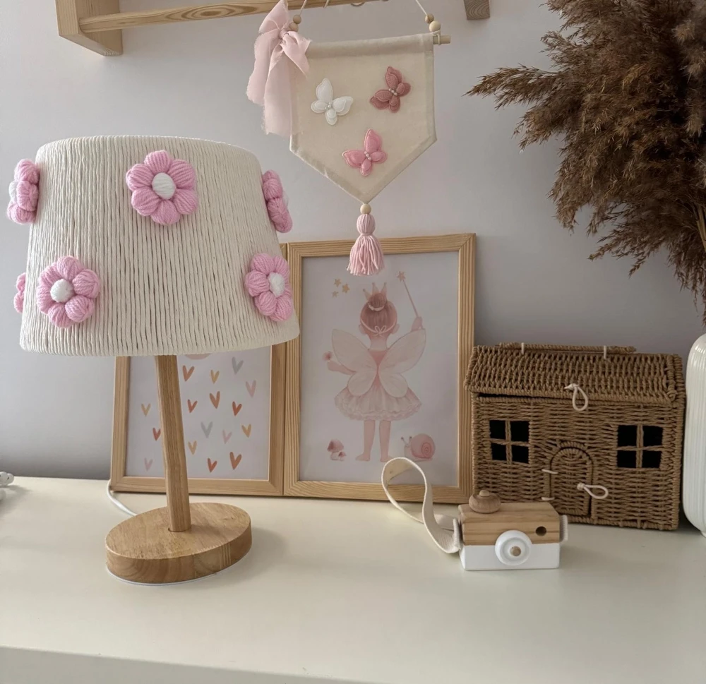 lampka nocna rękodzieło