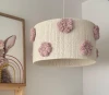 Lampa do pokoju dziecka Ozdobny abażur kwiaty