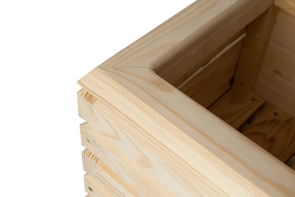 Drewniana donica osłonka