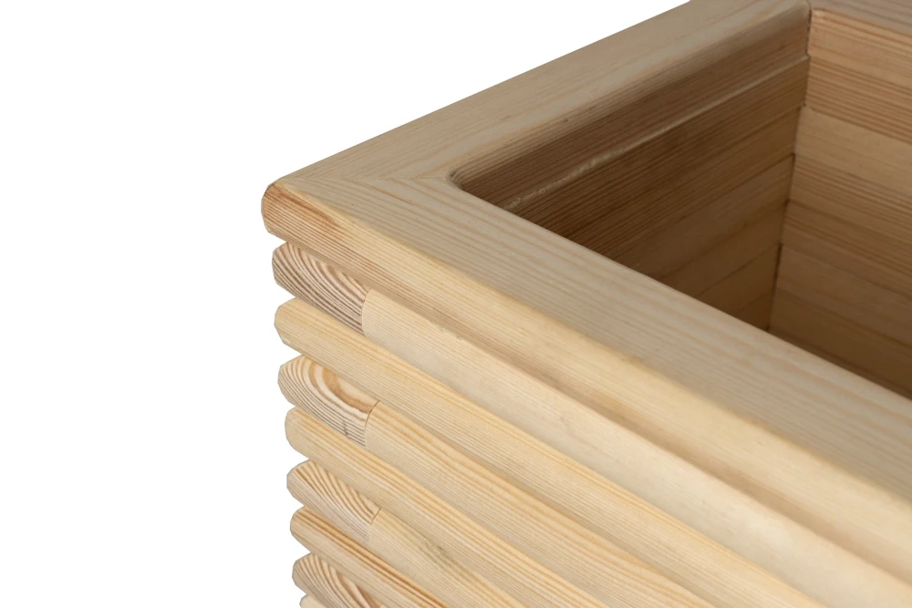 Drewniana donica osłonka Duża