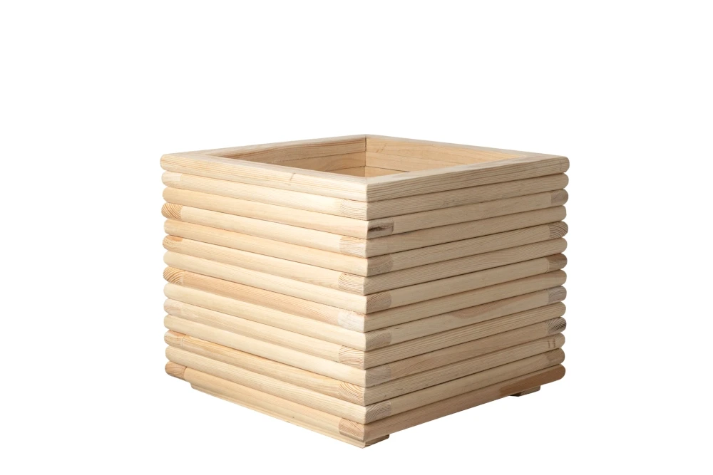 Drewniana donica osłonka Duża