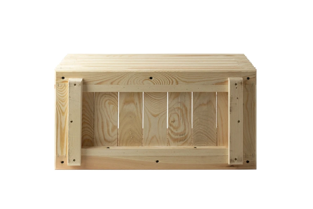 Drewniana donica na taras 60 cm profil romb