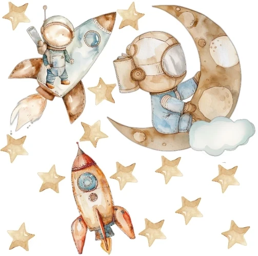 Naklejki na ścianę astronauta