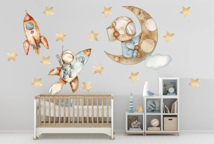 Naklejki na ścianę astronauta