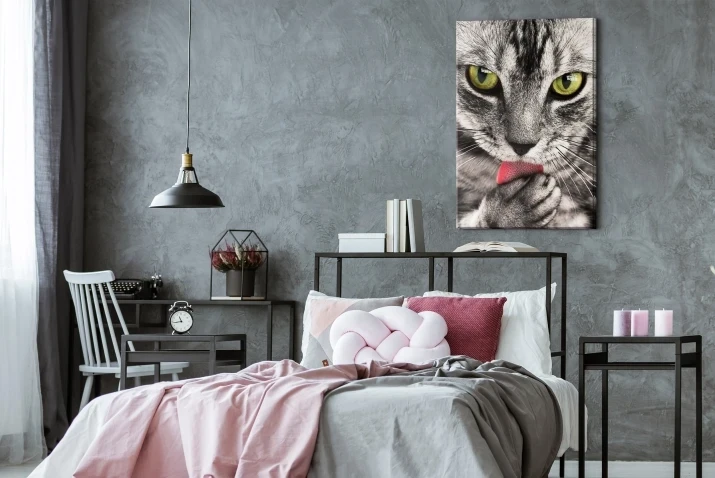 Obraz na płótnie canvas wydruk kot