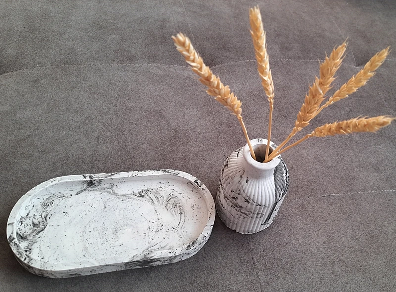 podstawka i wazonik handmade