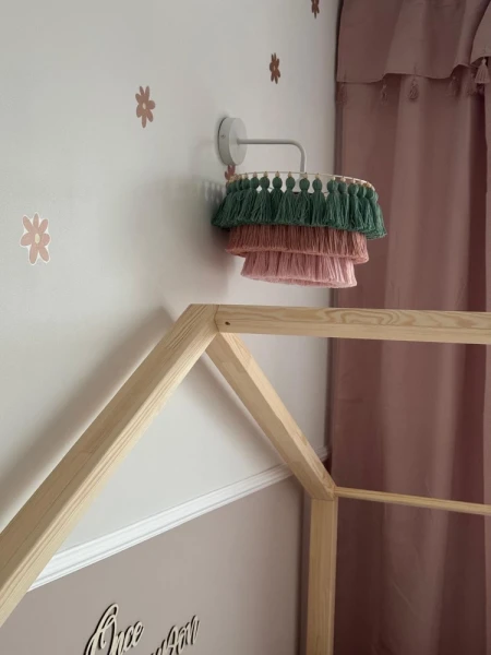abażur sznurkowy handmade