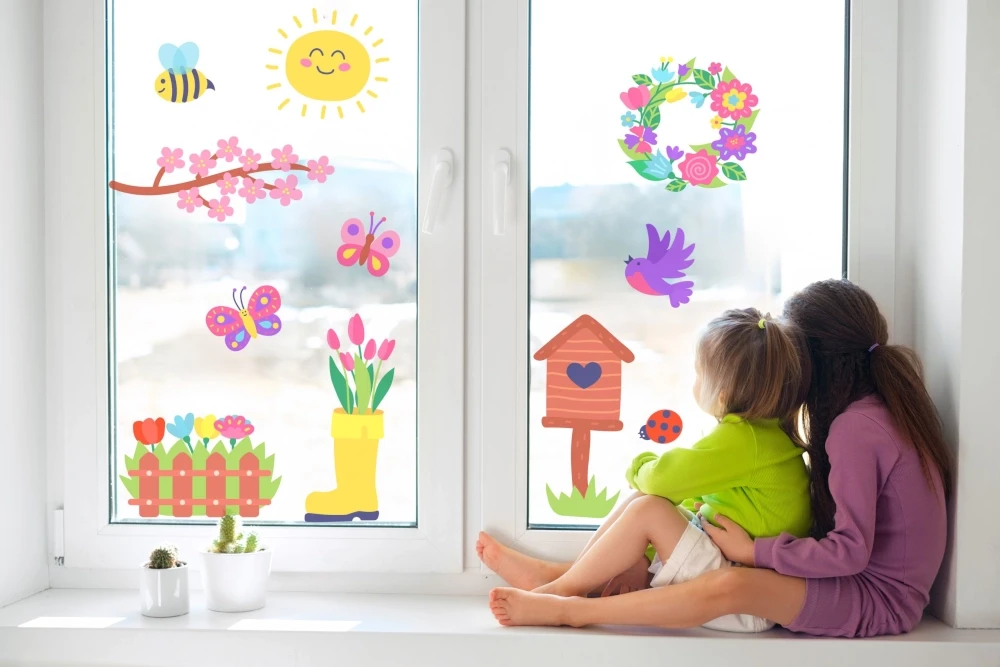 Naklejki na okno | dekoracje do przedszkola