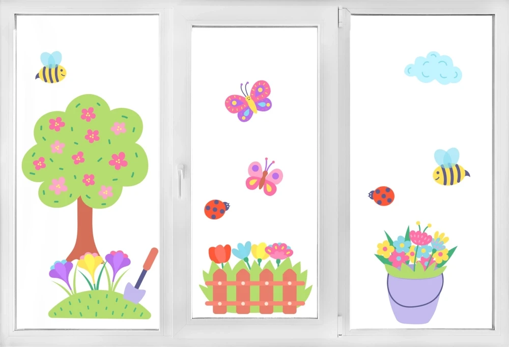 Dwustronne naklejki na okno