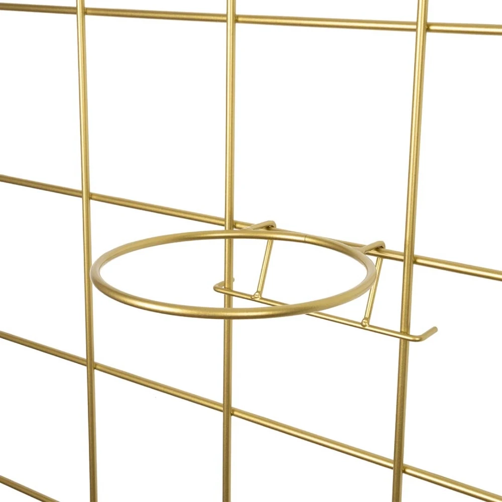 kwietnik na ścianę złoty